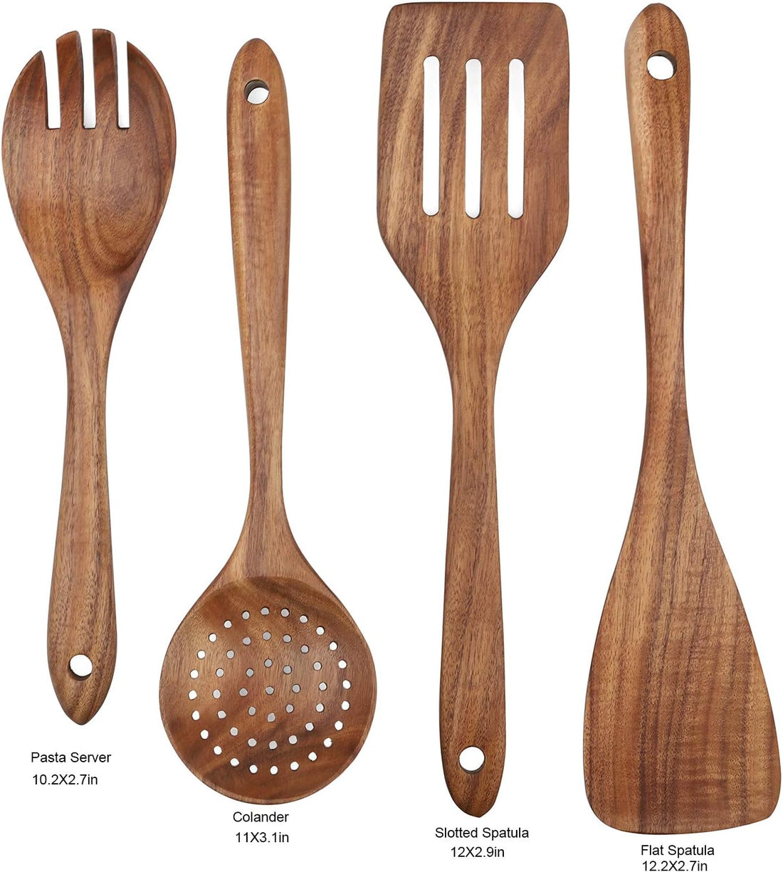Wooden Cooking Utensils Set 4-Piece