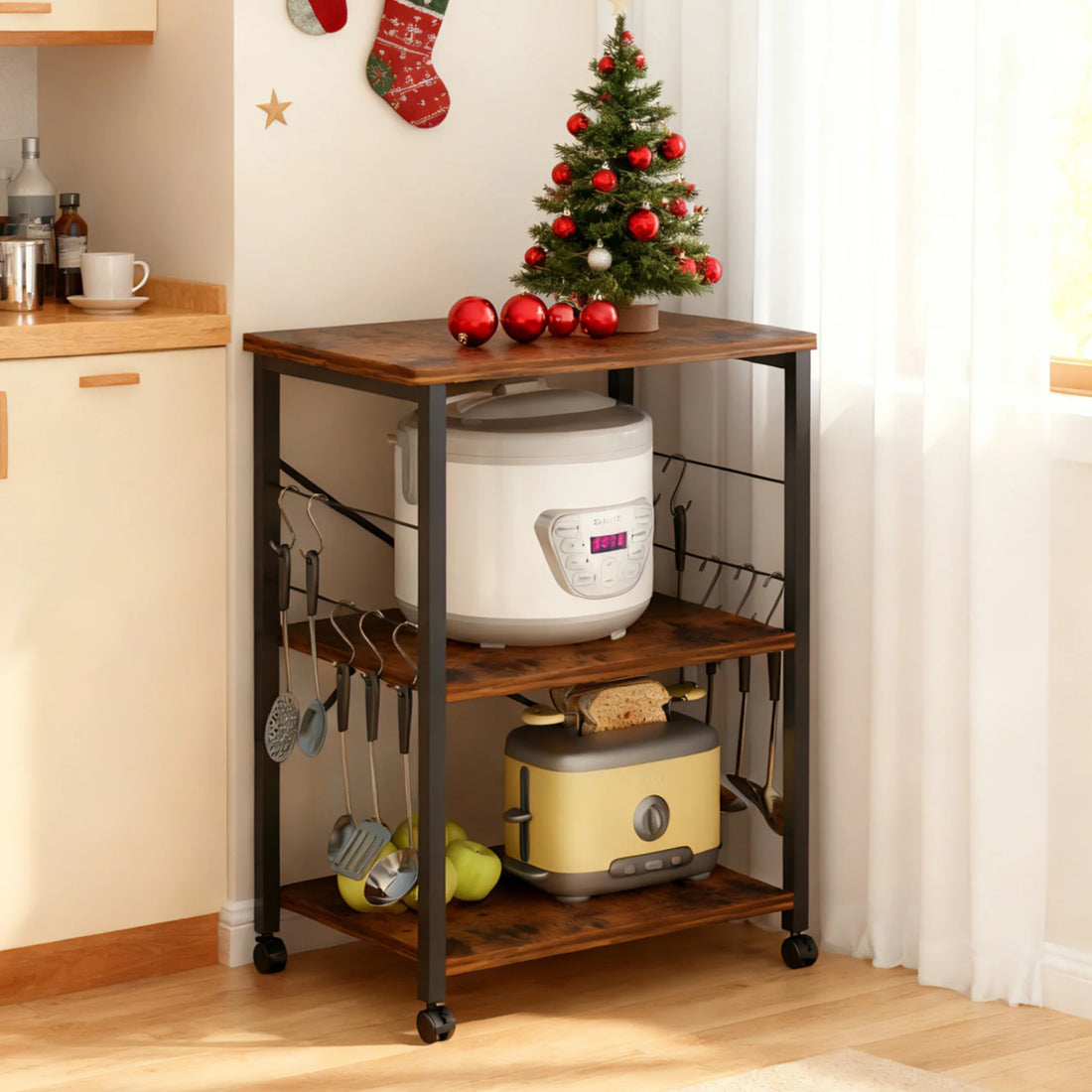 Kitchen Utility Cart, Microwave Table Stand