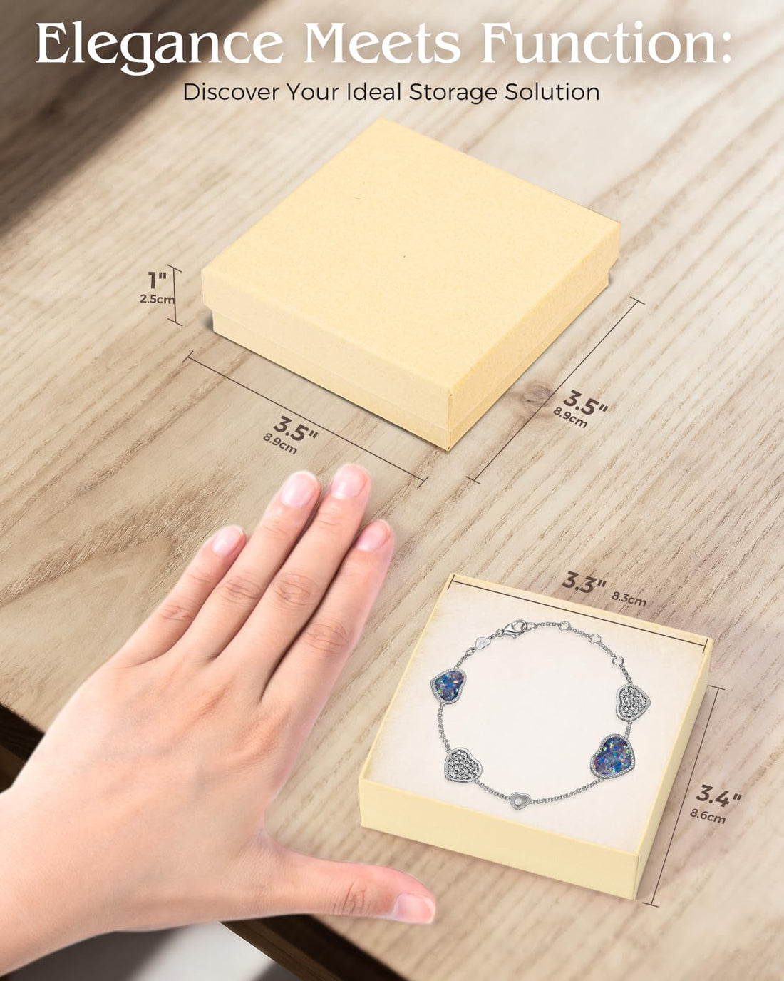 Jewelry Gift Boxes, 3.5X3.5X1 Inch 20 Pcs Matte Small Gift Box with Lids, 