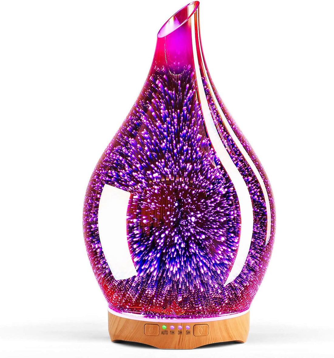 280Ml Essential Oil Diffuser, 3D Glass Aromatherapy Diffusor