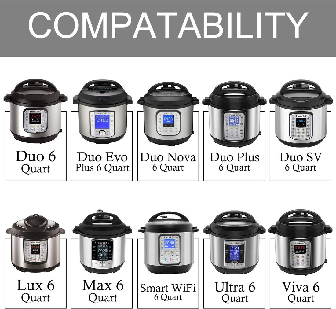 4 Pack 6Qt Silicone Sealing Ring for Instant Pot