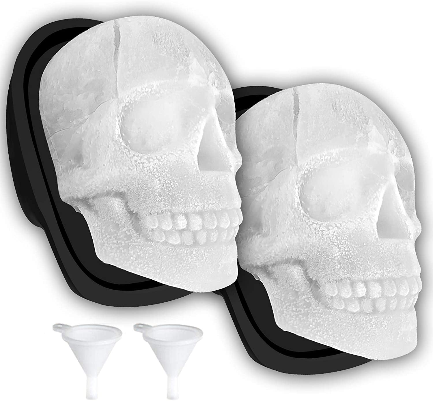 Extra Large 3D Skull Ice Cube Mold Silicone Ice Molds