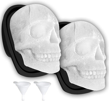 Extra Large 3D Skull Ice Cube Mold Silicone Ice Molds