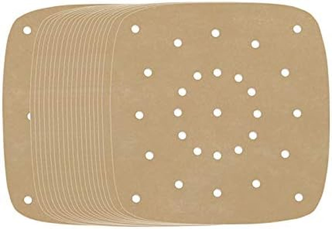 8.5 Inch Unbleached Air Fryer Parchment Paper, Set of 200