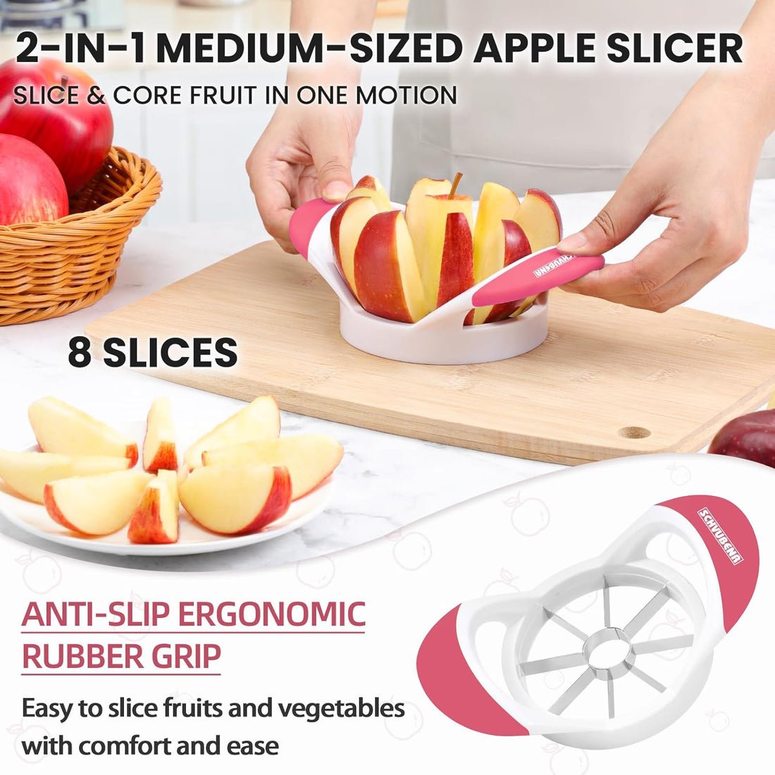3.5 Inch Apple Slicer - Professional Apple Cutter 